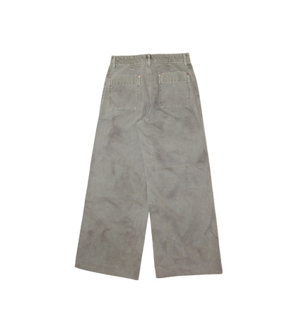 WORK JEAN TROUSERS - FOGGY GREEN - TANAKA