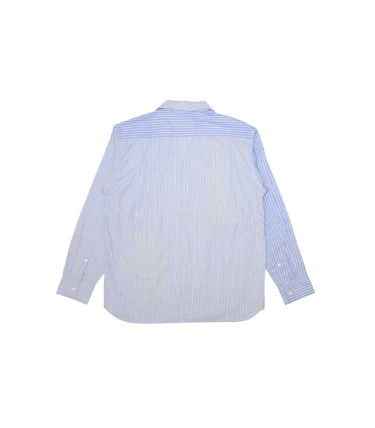 【 Coming Soon 】THE SHIRTS - BLUE STRIPE (FLOWER) - TANAKA