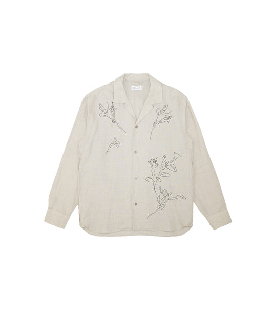THE SHIRTS - LINEN (EMBROIDERY) - TANAKA