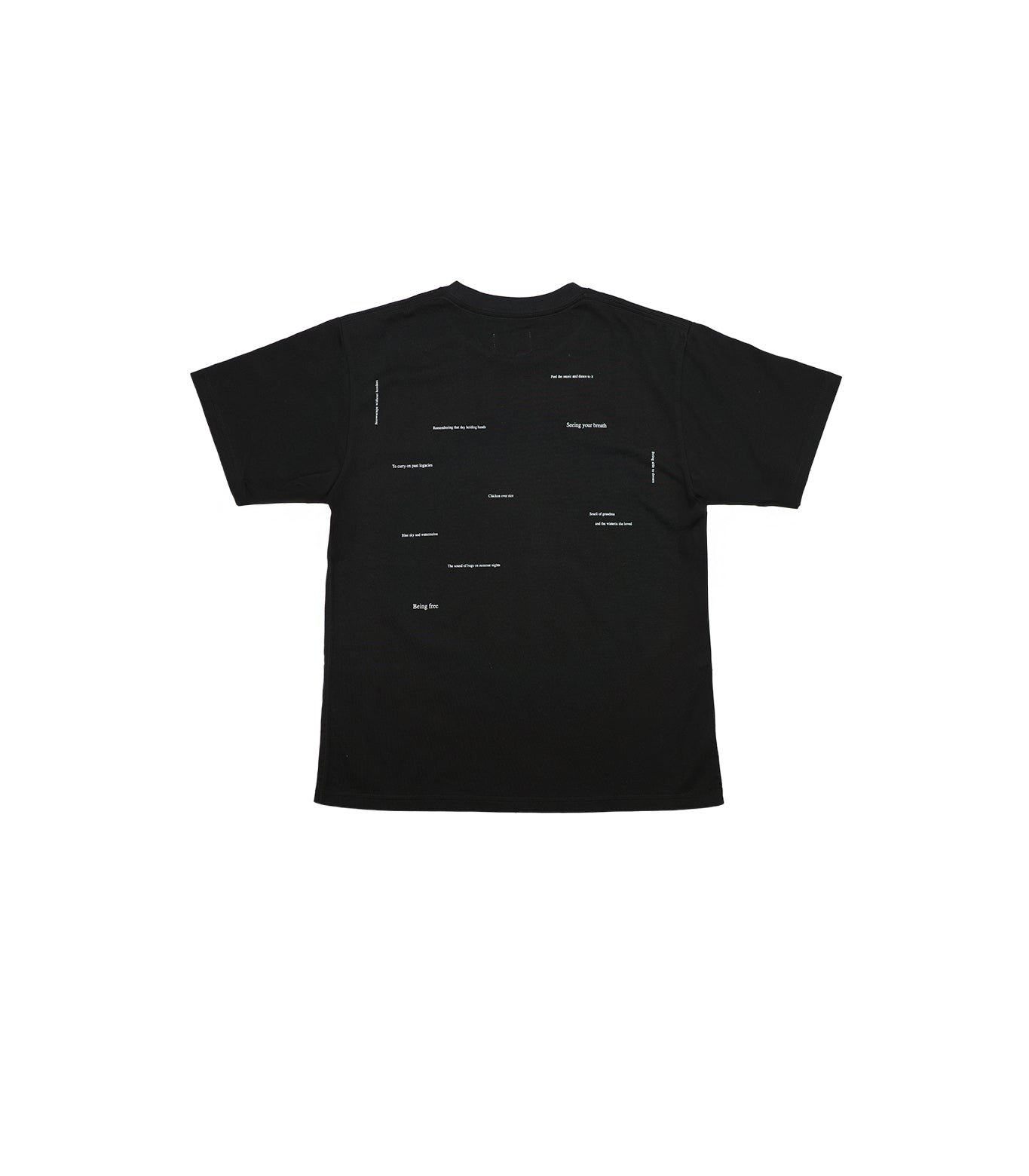 THE TEE - BLACK (PRINT) - TANAKA