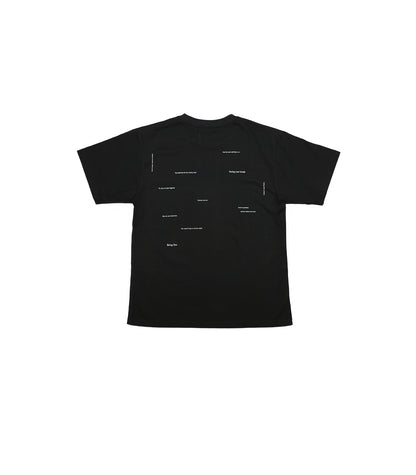 THE TEE - BLACK (PRINT) - TANAKA