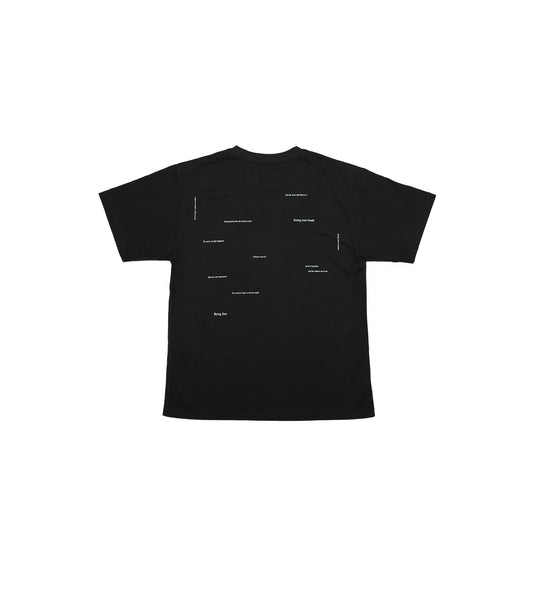 THE TEE - BLACK (PRINT) - TANAKA
