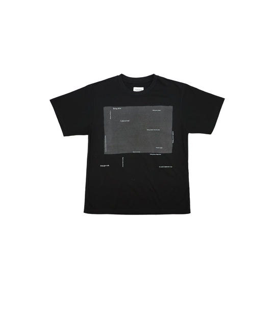 THE TEE - BLACK (PRINT) - TANAKA
