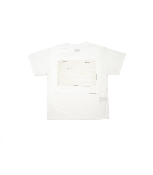 THE TEE - WHITE (PRINT) - TANAKA