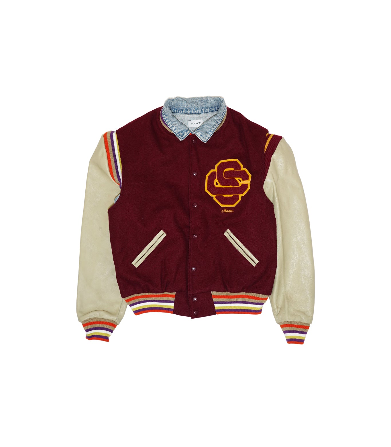 DENIM JACKET × VARSITY JACKET