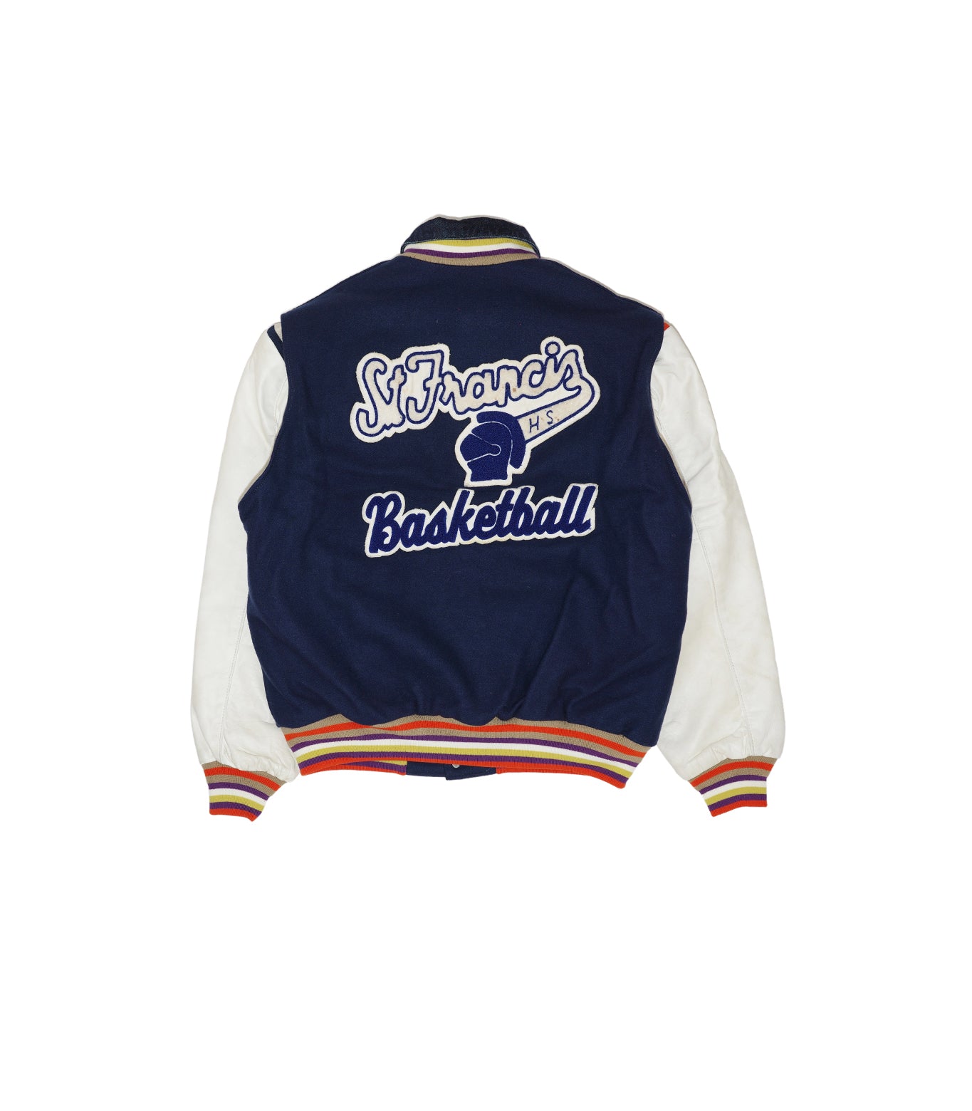 DENIM JACKET × VARSITY JACKET - ONE OFF