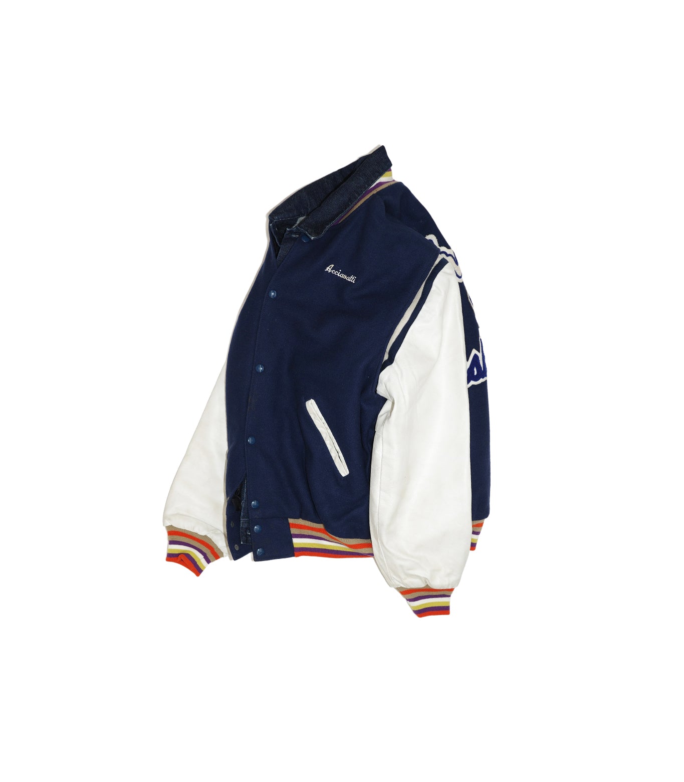 DENIM JACKET × VARSITY JACKET - ONE OFF