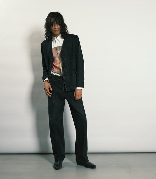 THE JEAN TROUSERS - BLACK
