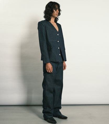 THE JEAN TROUSERS - RINSE BLUE - TANAKA