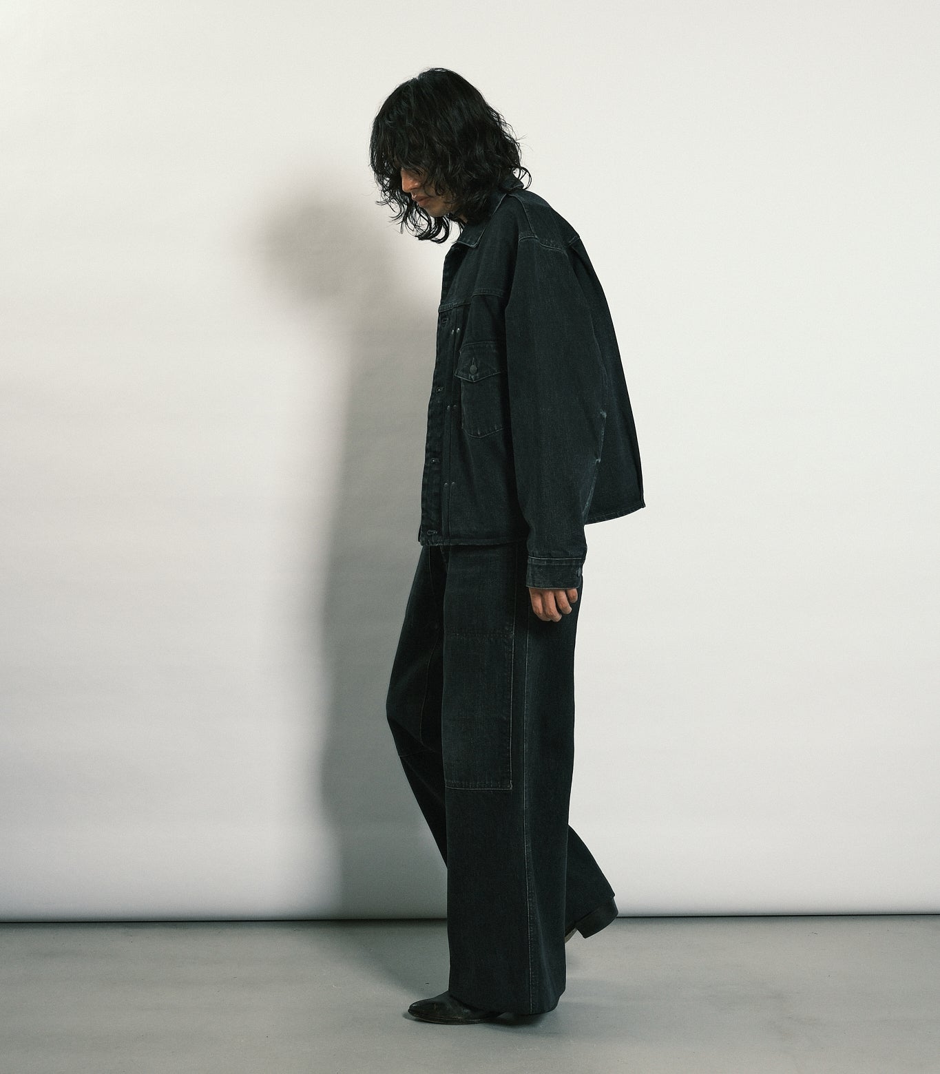 未使用品　canal jean　ジャケット　ブラック THE JEAN JACKET - BLACK – TANAKA