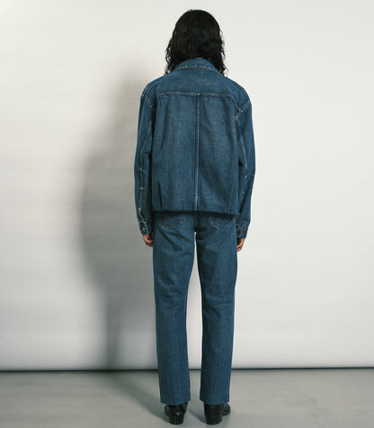 STRAIGHT JEAN TROUSERS - VINTAGE BLUE - TANAKA