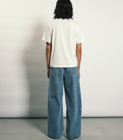 WORK JEAN TROUSERS - ASH BLEACH - TANAKA