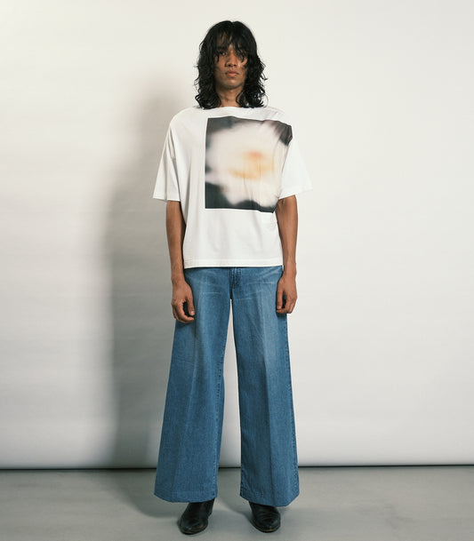 WIDE JEAN TROUSERS - ASH BLEACH