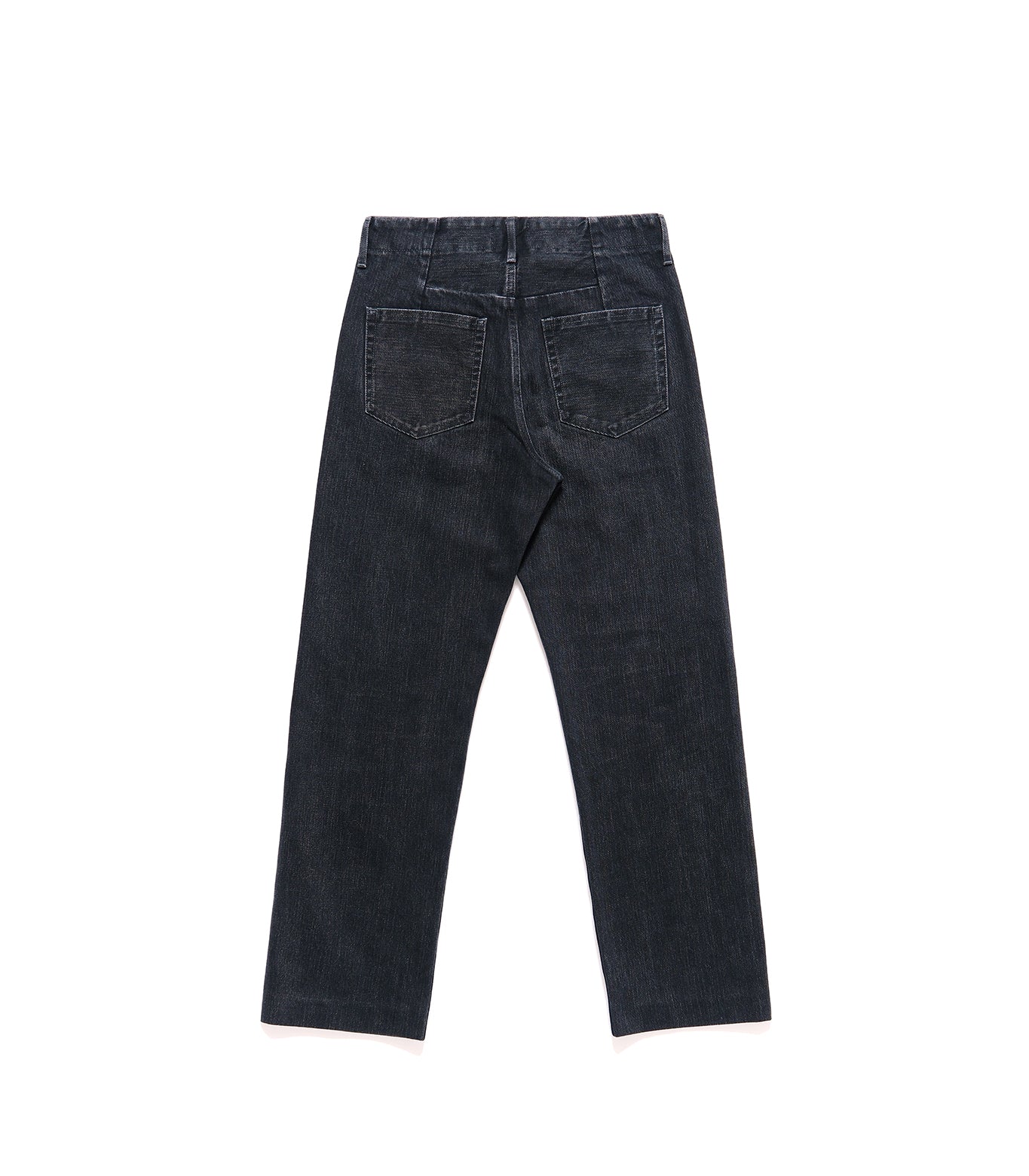 STRAIGHT JEAN TROUSERS - BLACK