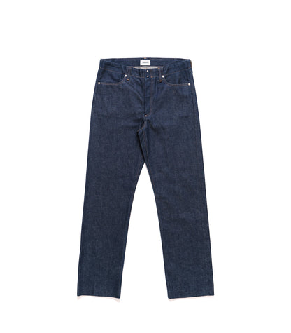 STRAIGHT JEAN TROUSERS - RINSE BLUE - TANAKA