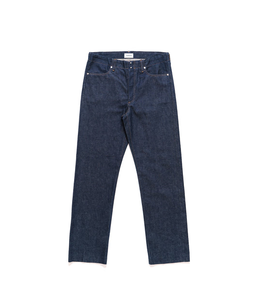 STRAIGHT JEAN TROUSERS - RINSE BLUE