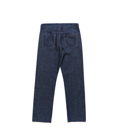 STRAIGHT JEAN TROUSERS - RINSE BLUE - TANAKA
