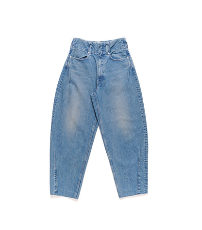 TAPERED JEAN TROUSERS - MID BLUE - TANAKA