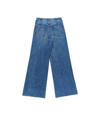 WIDE JEAN TROUSERS - VINTAGE BLUE - TANAKA