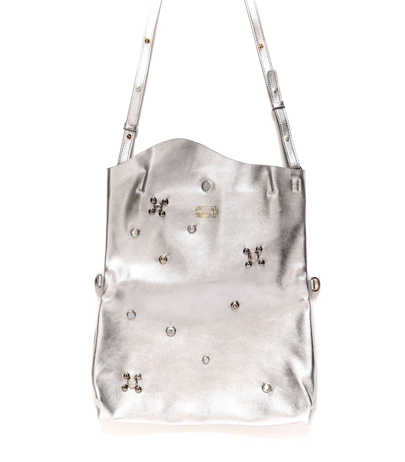 THE BAG M(STUDS) - SILVER