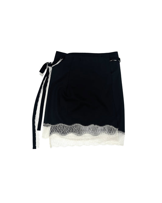 WRAP SKIRT - NAVY - TANAKA