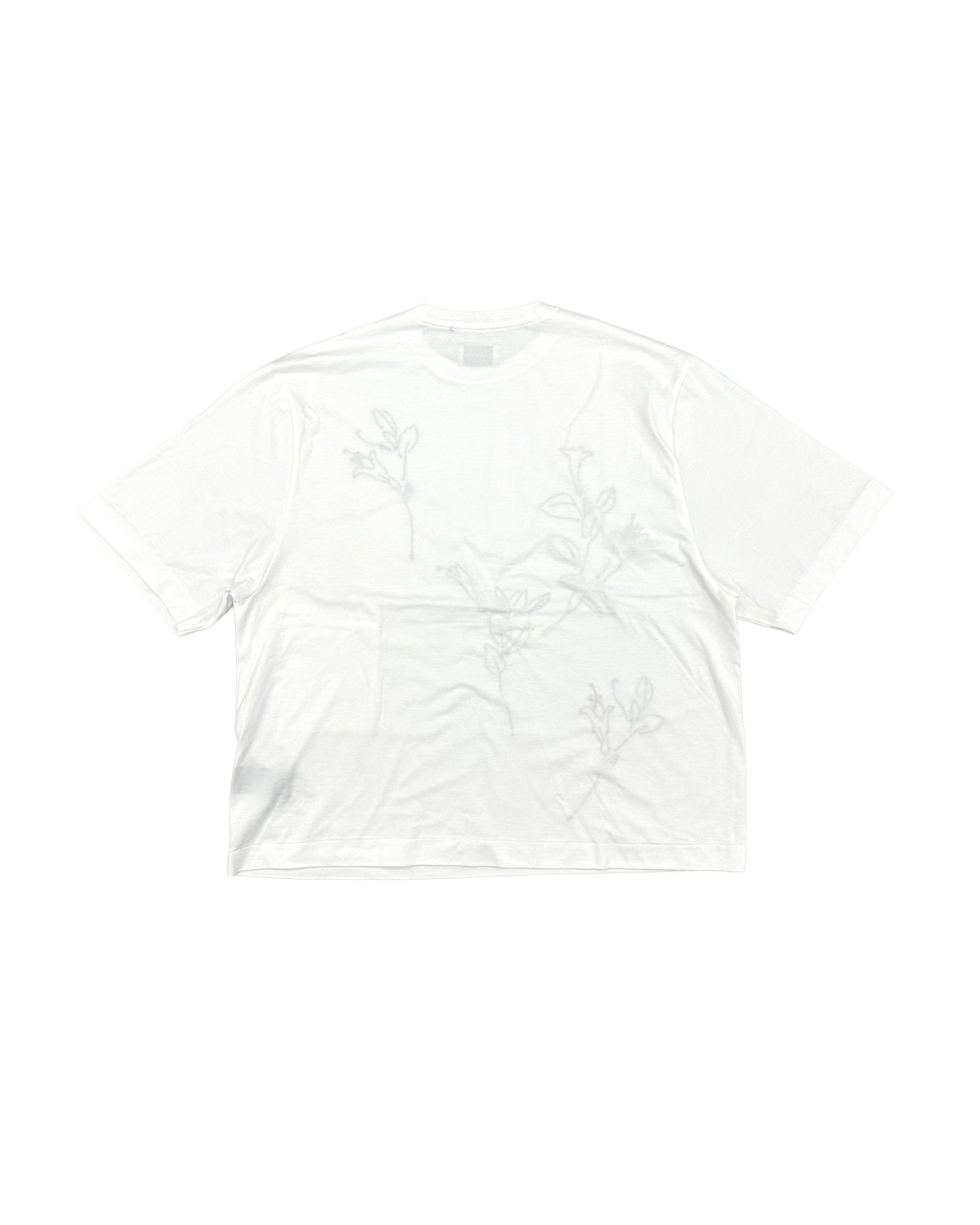 【 Coming Soon 】BOXY TEE - WHITE (EMBROIDERY) - TANAKA