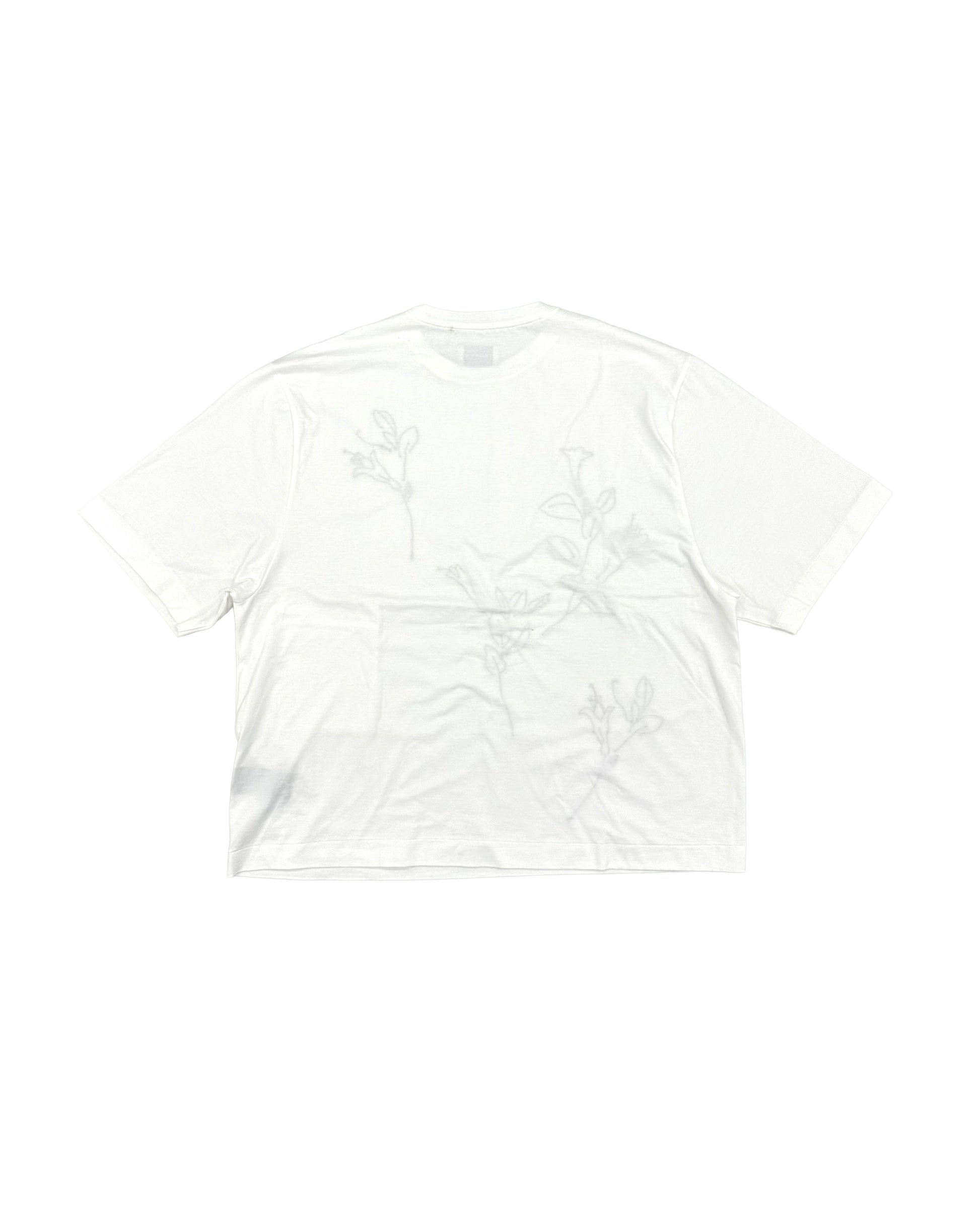 【 Coming Soon 】BOXY TEE - WHITE (EMBROIDERY) - TANAKA