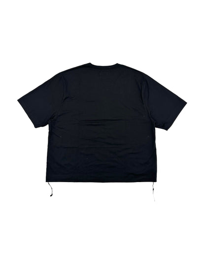 【 Coming Soon 】BOXY TEE - BLACK (EMBROIDERY) - TANAKA